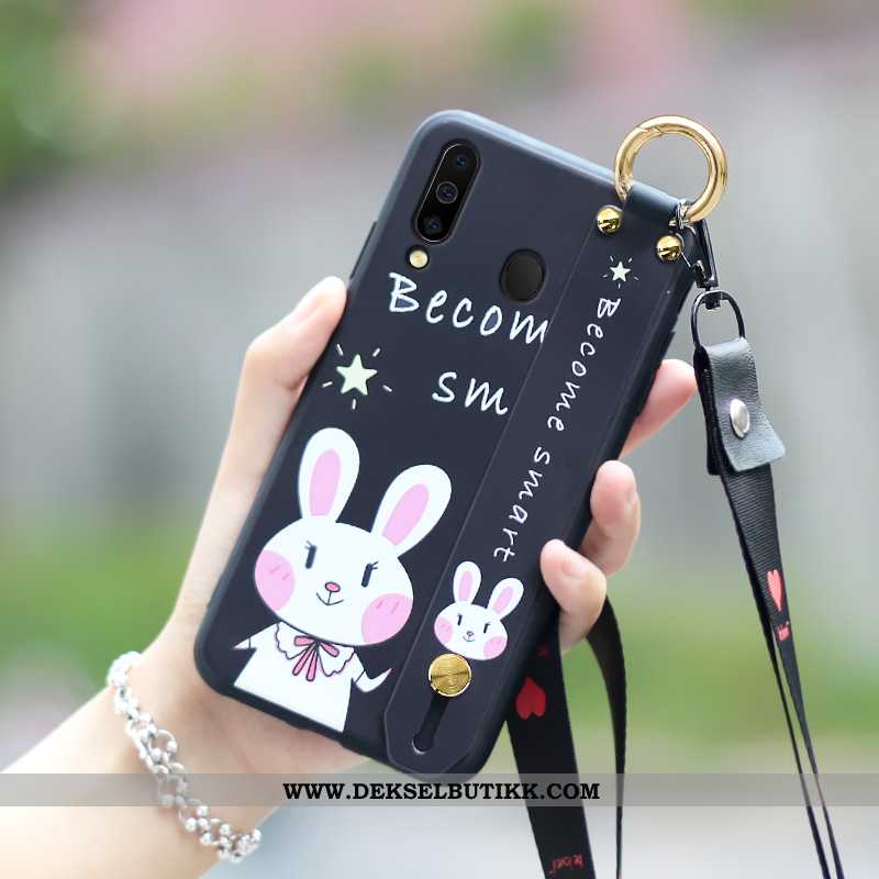 Deksel Samsung Galaxy A40s Myke Mobiltelefon Cartoon Lette Svart, Etui Samsung Galaxy A40s Silikon B