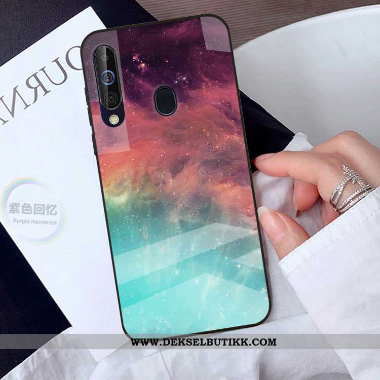 Deksel Samsung Galaxy A40s Trend Stjernene Mobiltelefon Svart, Etui Samsung Galaxy A40s Beskyttelse 