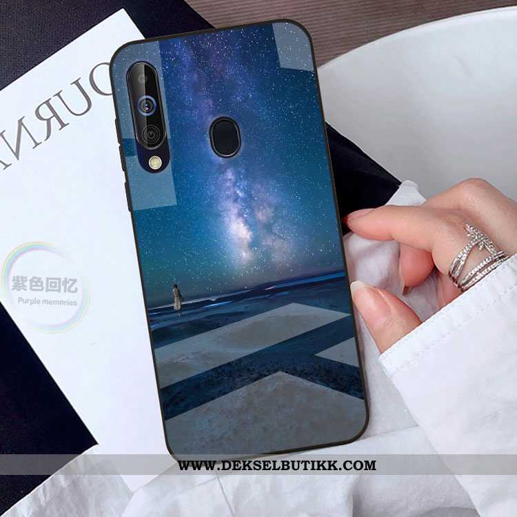 Deksel Samsung Galaxy A40s Trend Stjernene Mobiltelefon Svart, Etui Samsung Galaxy A40s Beskyttelse 