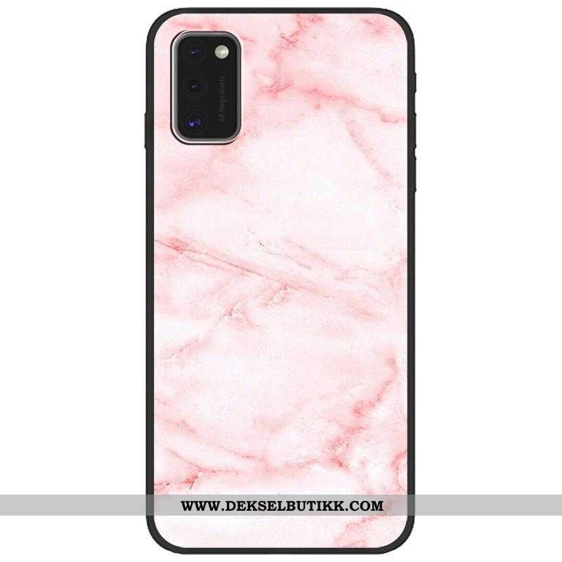 Deksel Samsung Galaxy A41 Myke Farge Malt Mobiltelefon Stjernene Rosa, Etui Samsung Galaxy A41 Nubuc