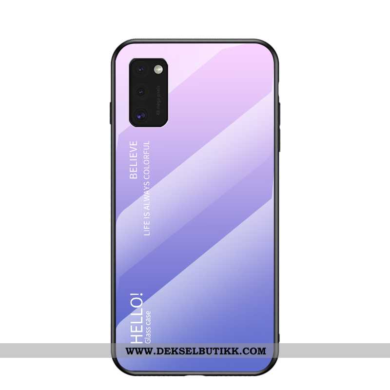 Deksel Samsung Galaxy A41 Trend Svart Farge Malt, Etui Samsung Galaxy A41 Silikon Billige