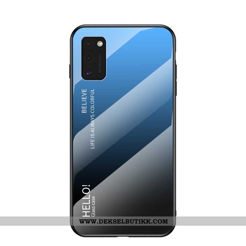 Deksel Samsung Galaxy A41 Trend Svart Farge Malt, Etui Samsung Galaxy A41 Silikon Billige