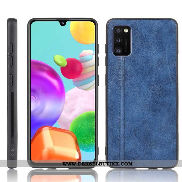 Deksel Samsung Galaxy A41 Trend Svart Mobiltelefon, Etui Samsung Galaxy A41 Beskyttelse Til Salgs