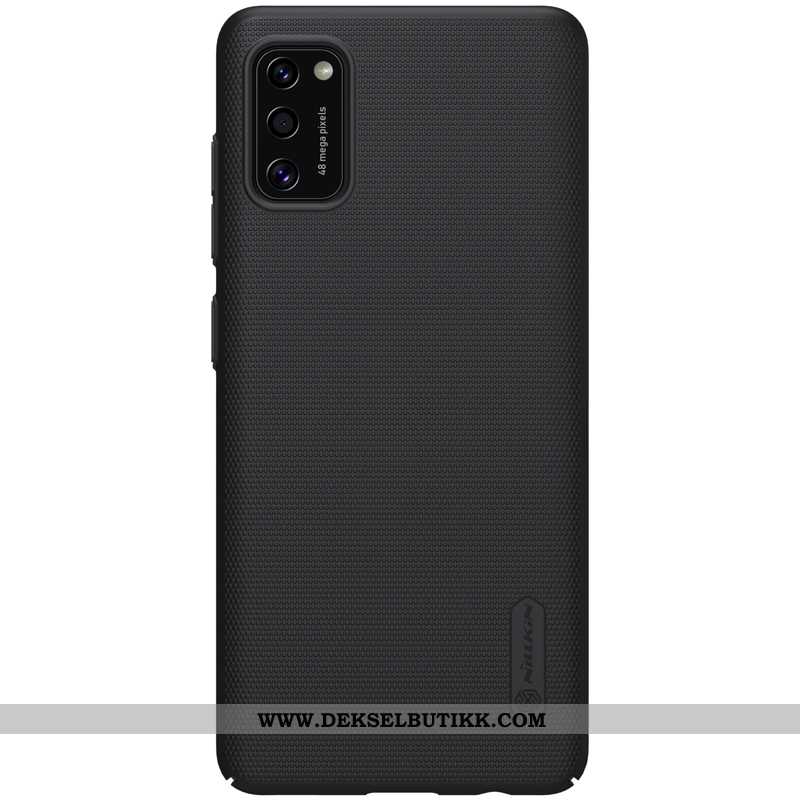 Deksel Samsung Galaxy A41 Tynne Nubuck Mobiltelefon Etui Blå, Samsung Galaxy A41 Beskyttelse Billig