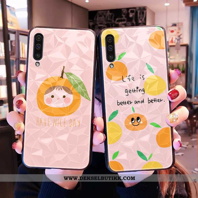 Deksel Samsung Galaxy A50 Beskyttelse Mobiltelefon Rombe Rosa, Etui Samsung Galaxy A50 Cartoon Kjøpe