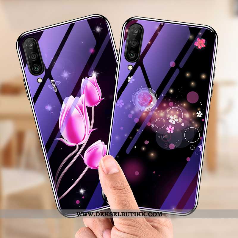 Deksel Samsung Galaxy A50 Beskyttelse Myke Stjernene Lilla, Etui Samsung Galaxy A50 Glass Tilbud