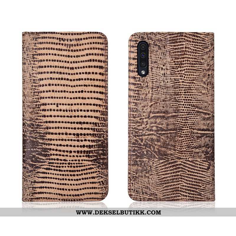 Deksel Samsung Galaxy A50 Beskyttelse Stjernene Anti-fall Myke Khaki, Etui Samsung Galaxy A50 Skinnd