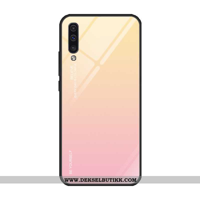 Deksel Samsung Galaxy A50 Glass Tempe~~pos Mobiltelefon Lilla, Etui Samsung Galaxy A50 Beskyttelse P