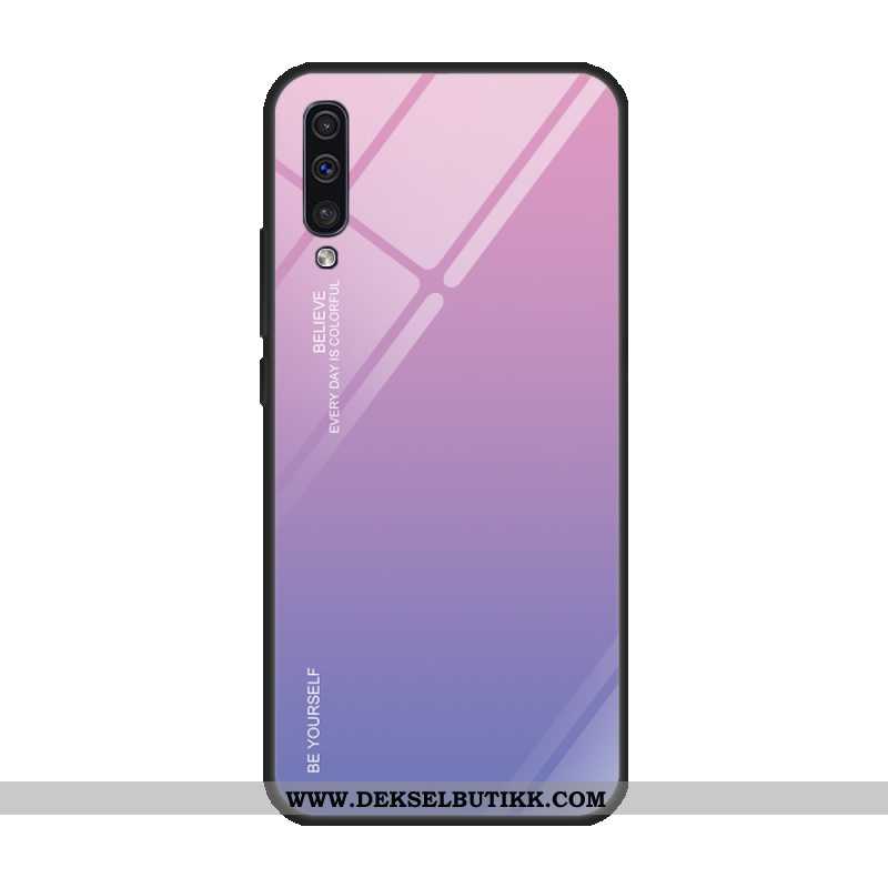 Deksel Samsung Galaxy A50 Glass Tempe~~pos Mobiltelefon Lilla, Etui Samsung Galaxy A50 Beskyttelse P