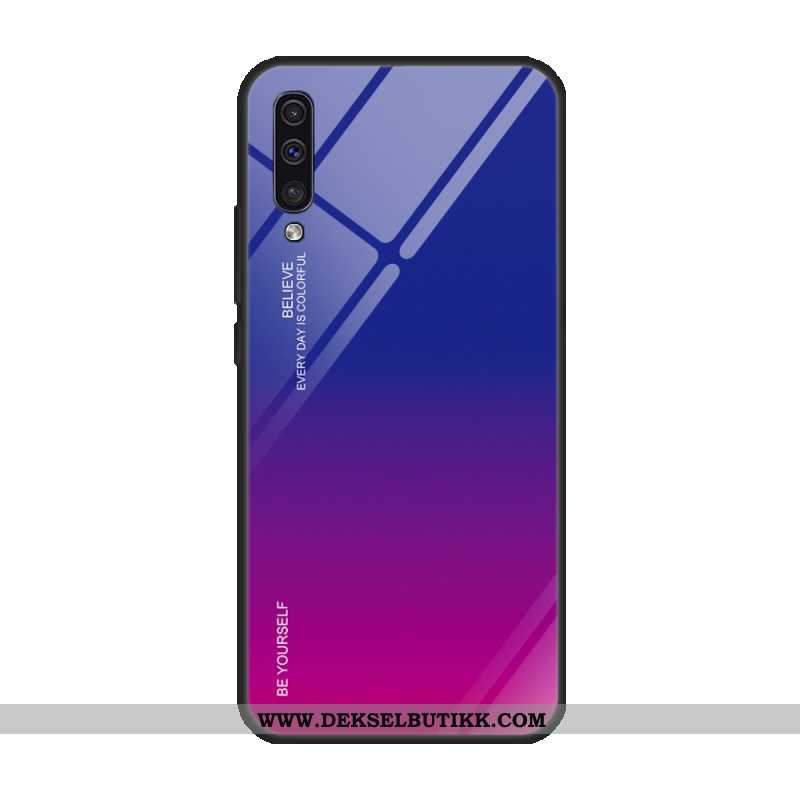 Deksel Samsung Galaxy A50 Glass Tempe~~pos Mobiltelefon Lilla, Etui Samsung Galaxy A50 Beskyttelse P