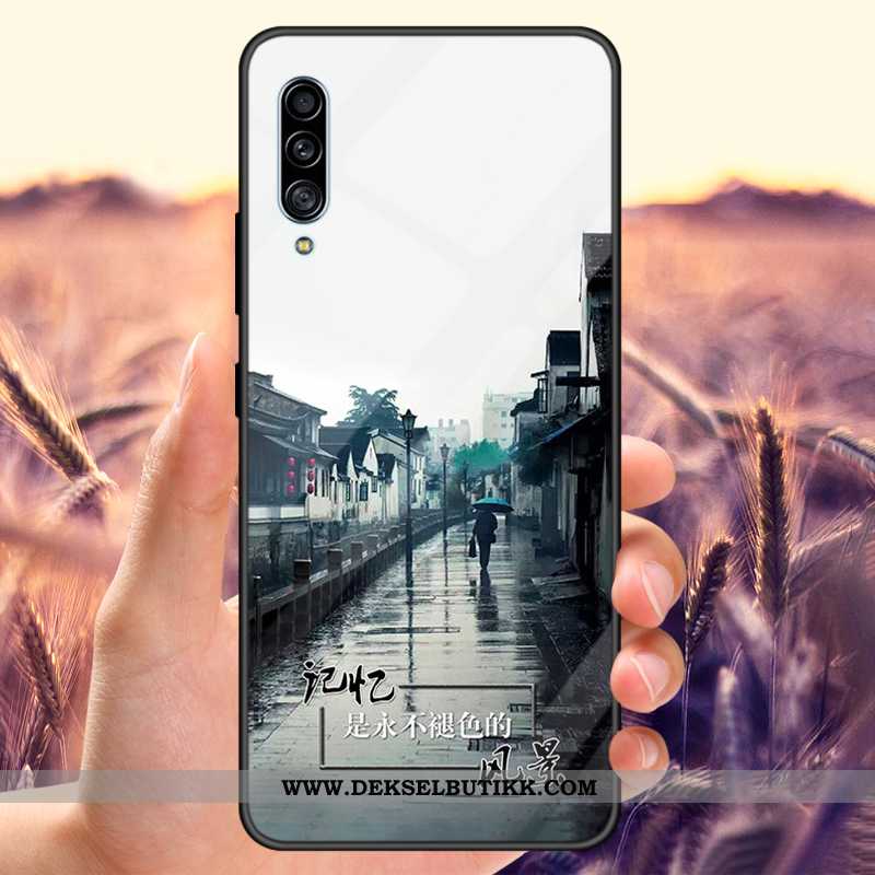 Deksel Samsung Galaxy A50 Glass Tempe~~pos Stjernene Lovers Mørkeblå, Etui Samsung Galaxy A50 Alt In