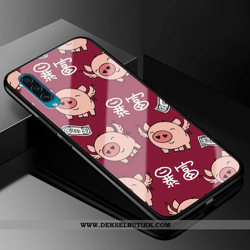 Deksel Samsung Galaxy A50 Silikon Etui Cartoon Stjernene Rød, Samsung Galaxy A50 Beskyttelse Tilbud