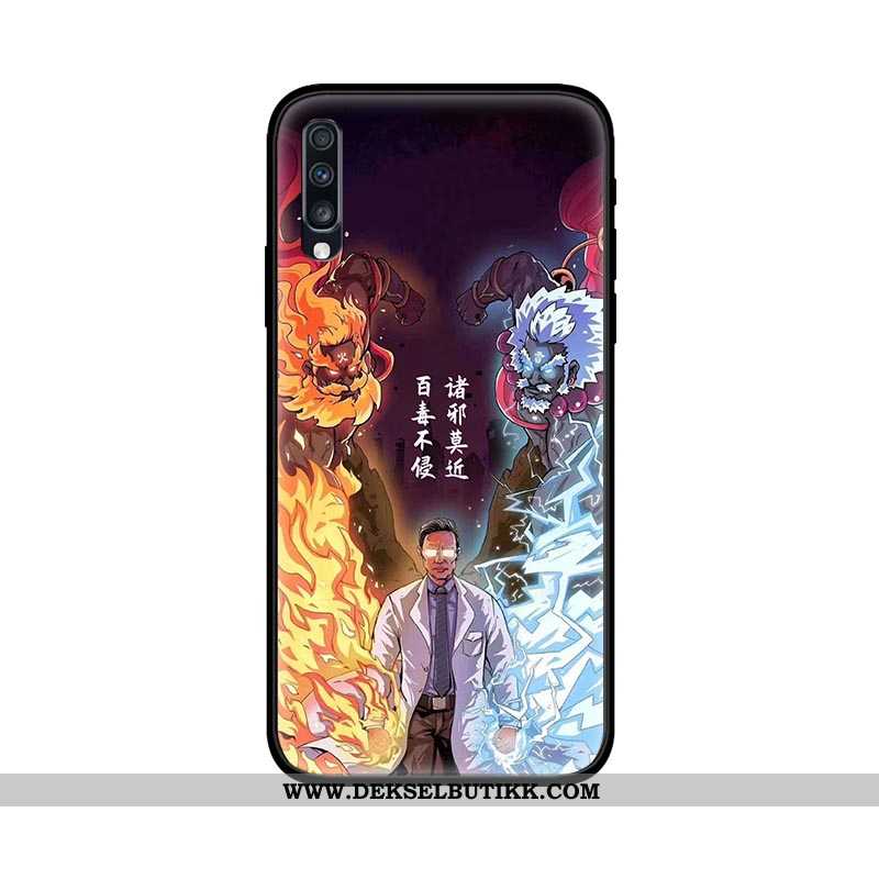 Deksel Samsung Galaxy A50 Trend Hard Nye Gul, Etui Samsung Galaxy A50 Myke Rabatt