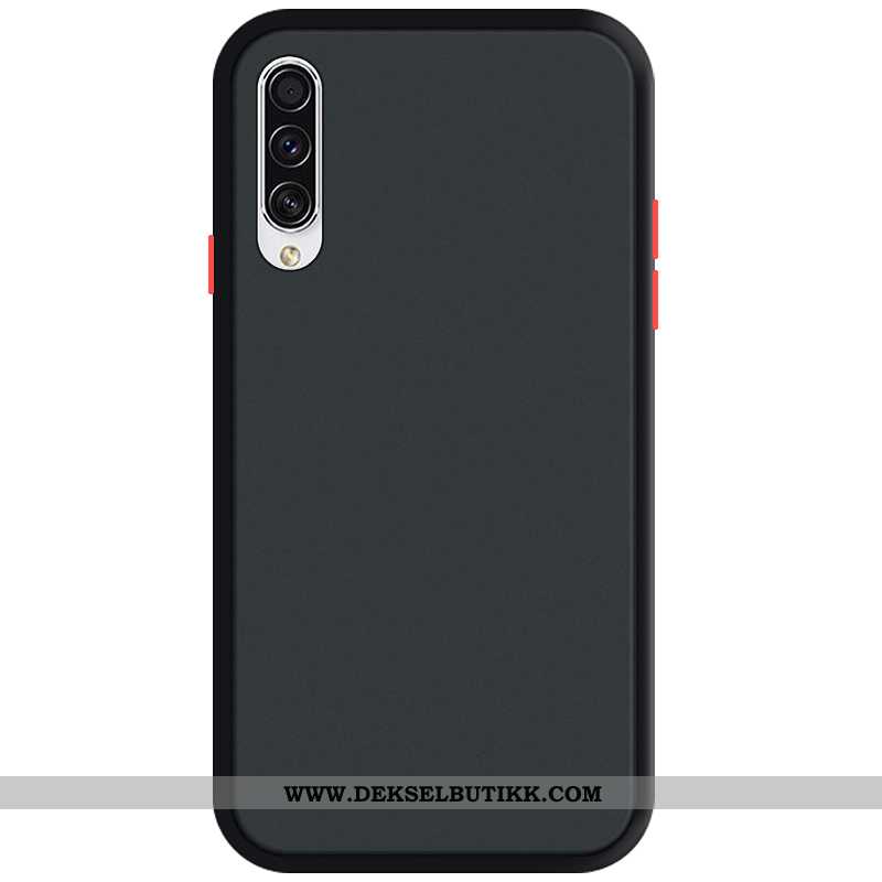 Deksel Samsung Galaxy A50 Trend Nubuck Anti-fall Svart, Etui Samsung Galaxy A50 Myke Tilbud