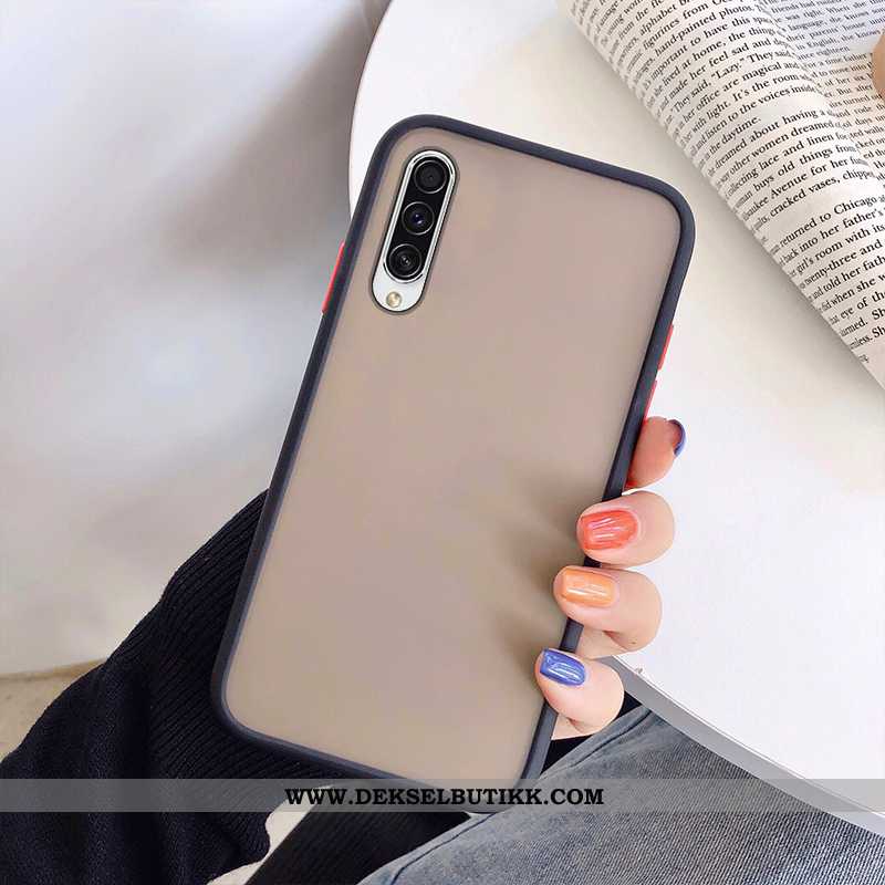 Deksel Samsung Galaxy A50 Trend Nubuck Anti-fall Svart, Etui Samsung Galaxy A50 Myke Tilbud