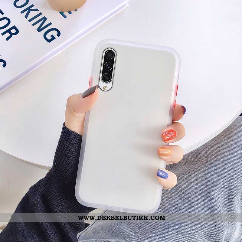 Deksel Samsung Galaxy A50 Trend Nubuck Anti-fall Svart, Etui Samsung Galaxy A50 Myke Tilbud