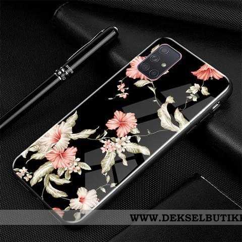 Deksel Samsung Galaxy A51 Cartoon Svart Mobiltelefon Beskyttelse, Etui Samsung Galaxy A51 Myke Tilbu