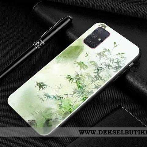 Deksel Samsung Galaxy A51 Cartoon Svart Mobiltelefon Beskyttelse, Etui Samsung Galaxy A51 Myke Tilbu