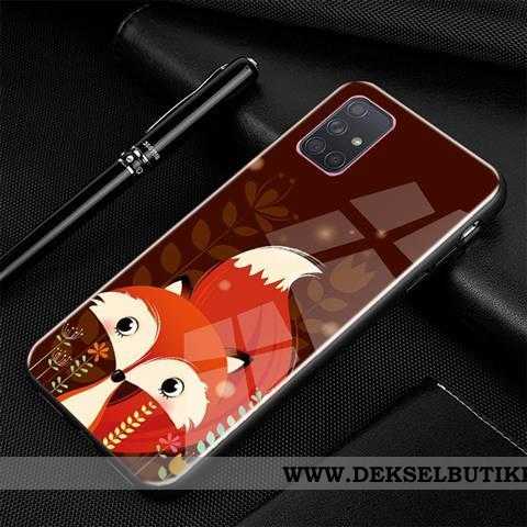 Deksel Samsung Galaxy A51 Cartoon Svart Mobiltelefon Beskyttelse, Etui Samsung Galaxy A51 Myke Tilbu