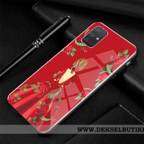 Deksel Samsung Galaxy A51 Cartoon Svart Mobiltelefon Beskyttelse, Etui Samsung Galaxy A51 Myke Tilbu