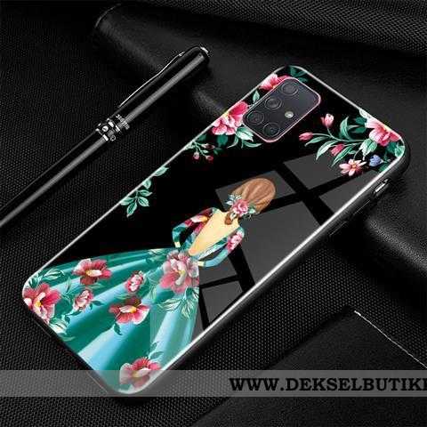 Deksel Samsung Galaxy A51 Cartoon Svart Mobiltelefon Beskyttelse, Etui Samsung Galaxy A51 Myke Tilbu