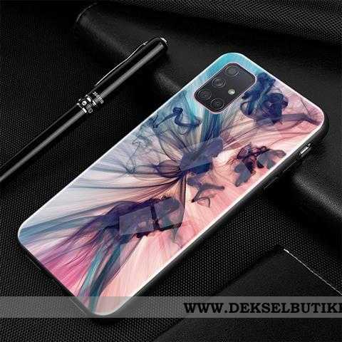 Deksel Samsung Galaxy A51 Cartoon Svart Mobiltelefon Beskyttelse, Etui Samsung Galaxy A51 Myke Tilbu