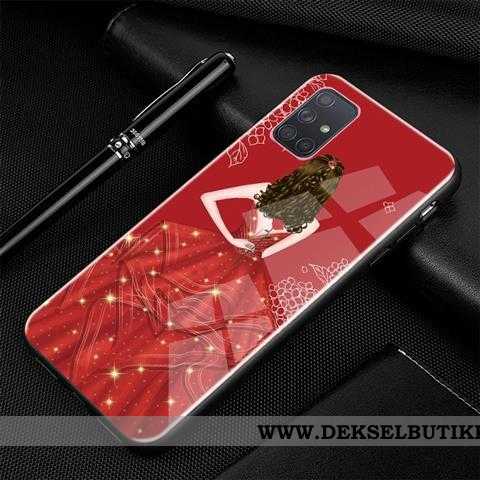 Deksel Samsung Galaxy A51 Cartoon Svart Mobiltelefon Beskyttelse, Etui Samsung Galaxy A51 Myke Tilbu