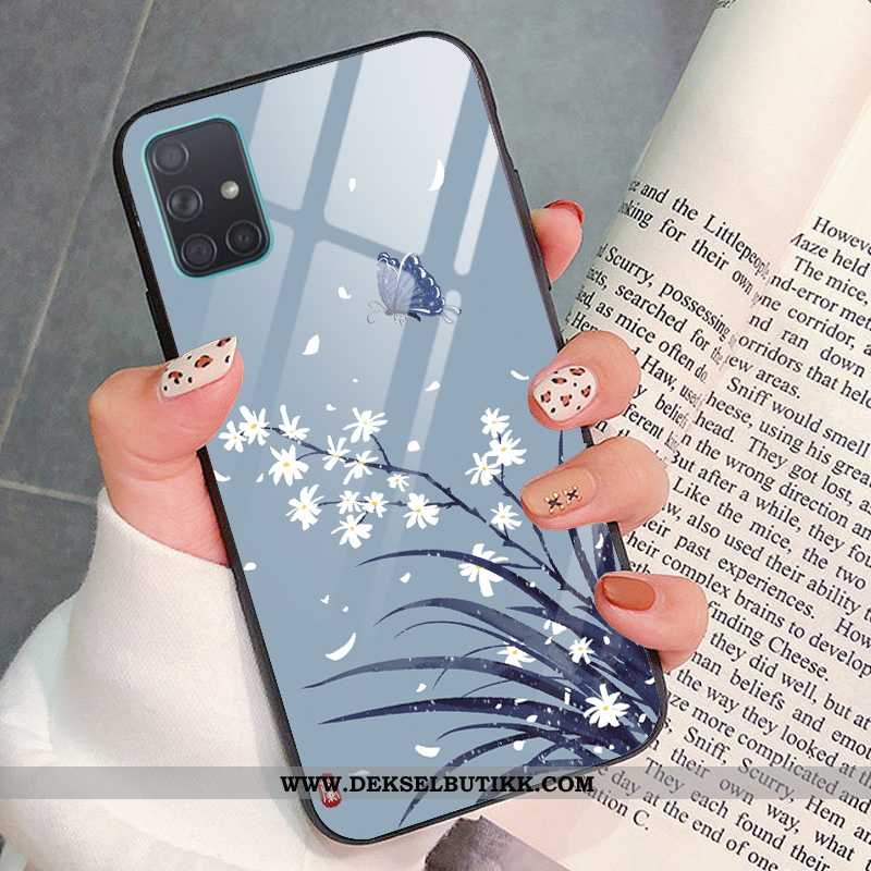 Deksel Samsung Galaxy A51 Glass Alt Inkludert Kunst Grønn, Etui Samsung Galaxy A51 Mote Rabatt