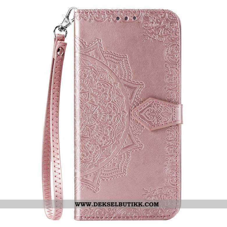 Deksel Samsung Galaxy A51 Myke Folio Rosa Skinndeksel, Etui Samsung Galaxy A51 Silikon Butikk