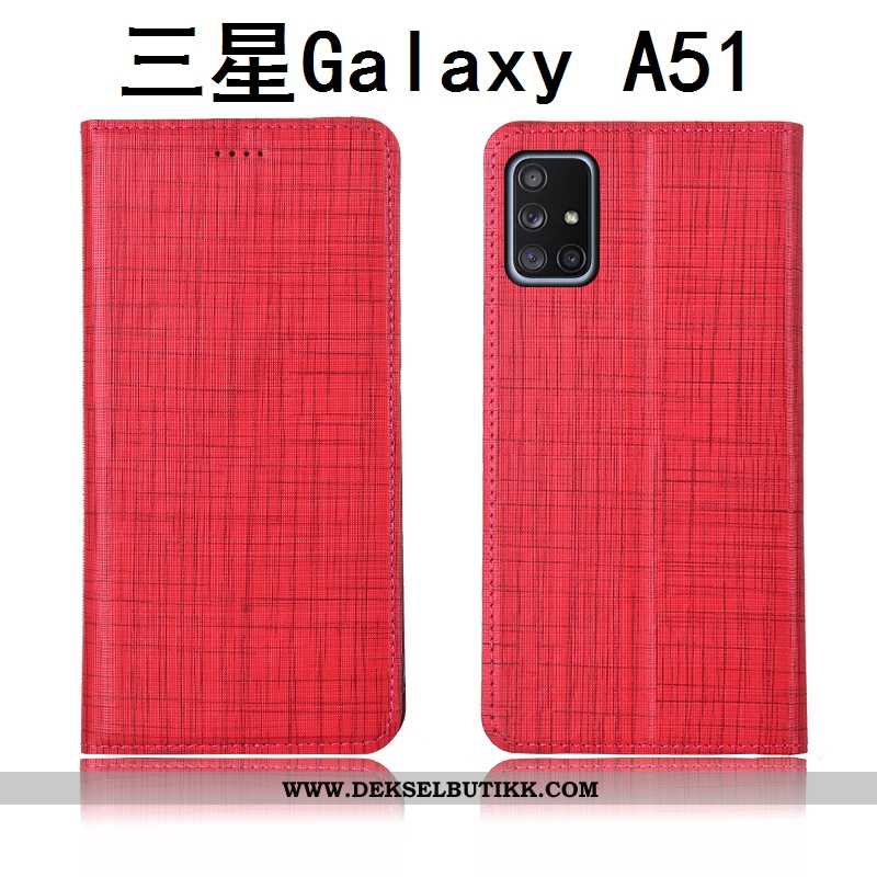 Deksel Samsung Galaxy A51 Silikon Nye Etui Blå, Samsung Galaxy A51 Beskyttelse Billige