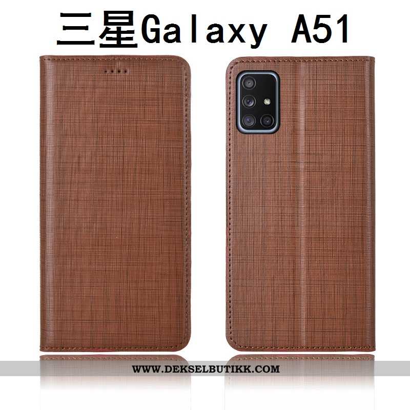 Deksel Samsung Galaxy A51 Silikon Nye Etui Blå, Samsung Galaxy A51 Beskyttelse Billige