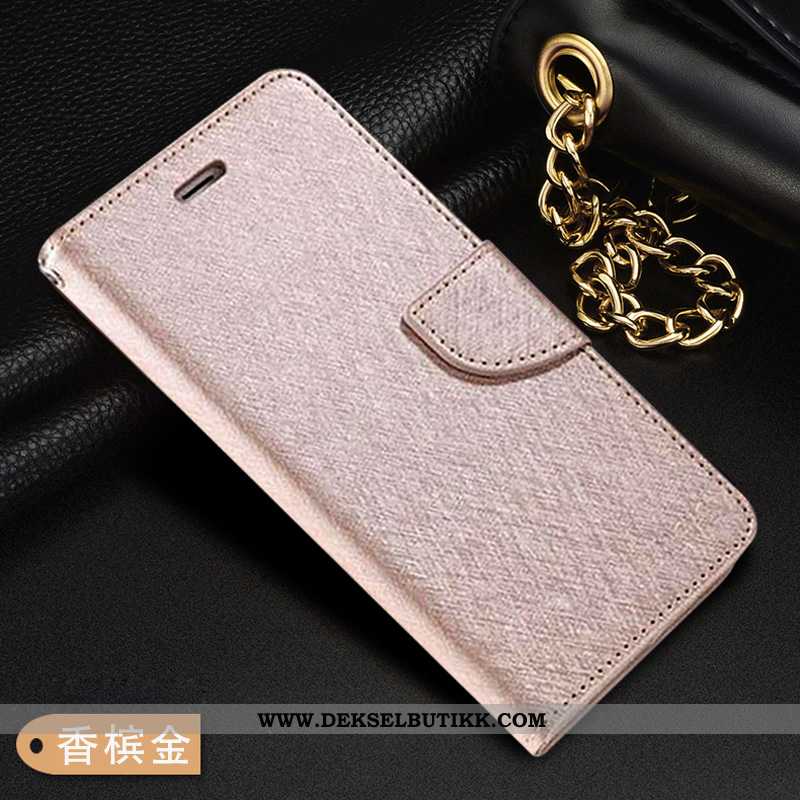 Deksel Samsung Galaxy A51 Skinndeksel Spenne Lilla Rosa, Etui Samsung Galaxy A51 Folio Billig