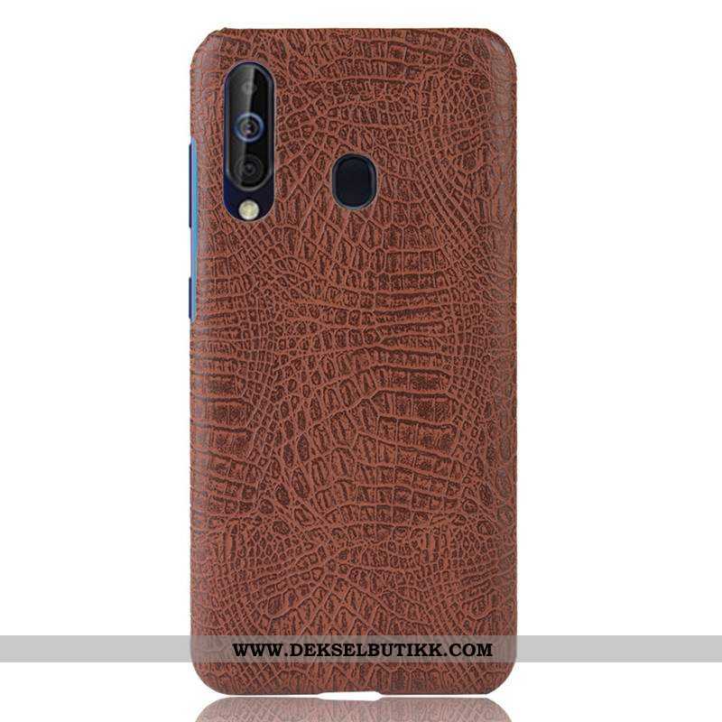 Deksel Samsung Galaxy A60 Av Personlighet Krokodille Skinndeksel Rød, Etui Samsung Galaxy A60 Mønste