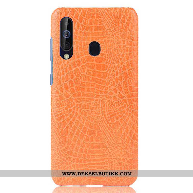 Deksel Samsung Galaxy A60 Av Personlighet Krokodille Skinndeksel Rød, Etui Samsung Galaxy A60 Mønste