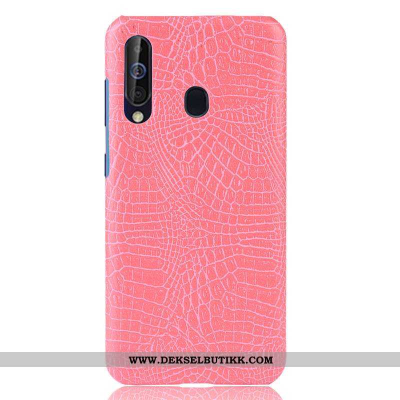 Deksel Samsung Galaxy A60 Av Personlighet Krokodille Skinndeksel Rød, Etui Samsung Galaxy A60 Mønste