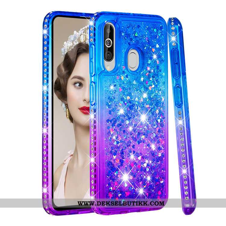 Deksel Samsung Galaxy A60 Kreativ Mobiltelefon Quicksand, Etui Samsung Galaxy A60 Blå Salg