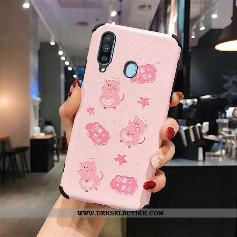 Deksel Samsung Galaxy A60 Myke Etui Anti-fall Rosa, Samsung Galaxy A60 Beskyttelse Salg