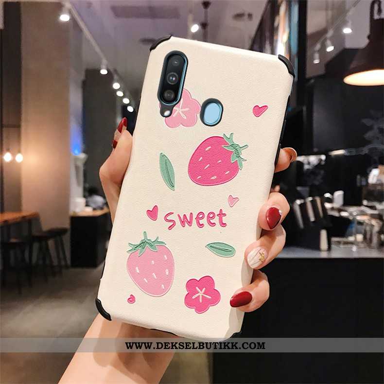 Deksel Samsung Galaxy A60 Myke Etui Anti-fall Rosa, Samsung Galaxy A60 Beskyttelse Salg