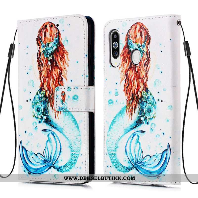 Deksel Samsung Galaxy A60 Myke Stjernene Kort Folio Blå, Etui Samsung Galaxy A60 Skinndeksel Tilbud