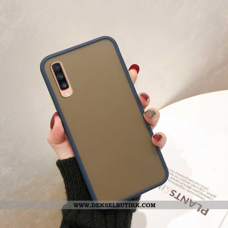 Deksel Samsung Galaxy A70 Beskyttelse Etui Business Rød, Samsung Galaxy A70 Nubuck Rabatt