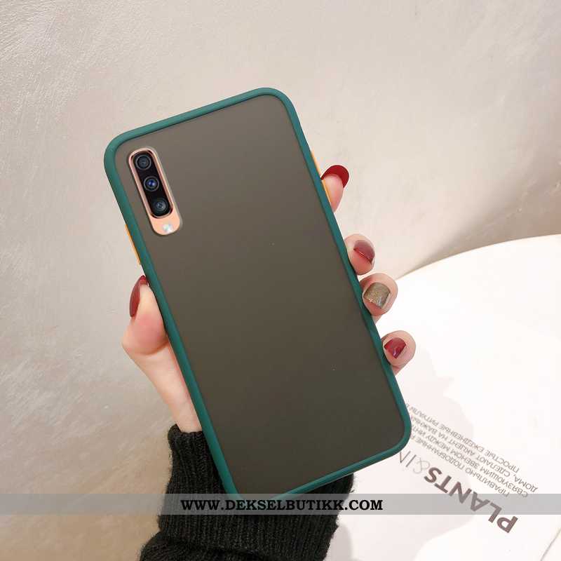 Deksel Samsung Galaxy A70 Beskyttelse Etui Business Rød, Samsung Galaxy A70 Nubuck Rabatt