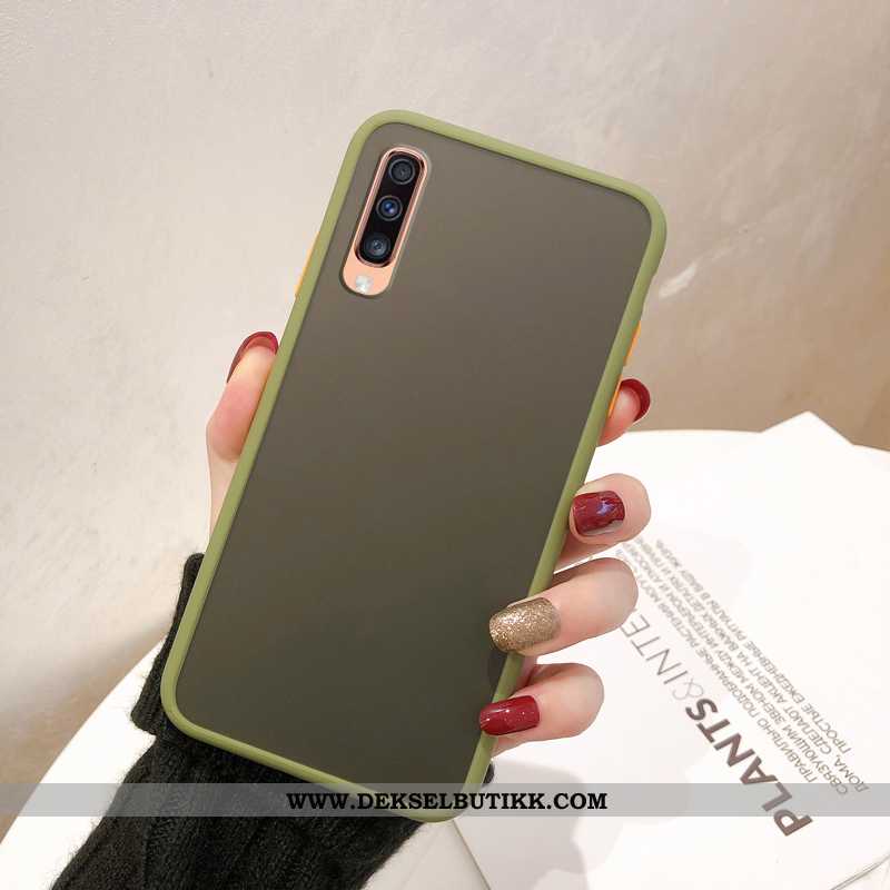 Deksel Samsung Galaxy A70 Beskyttelse Etui Business Rød, Samsung Galaxy A70 Nubuck Rabatt