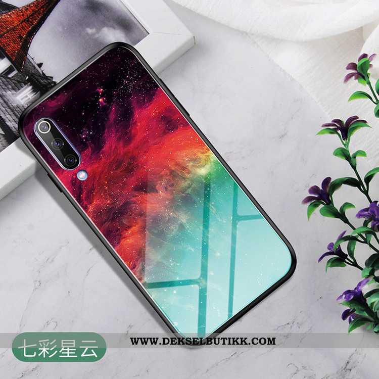 Deksel Samsung Galaxy A70 Beskyttelse Etui Trend Stjernene Rød, Samsung Galaxy A70 Glass Butikk