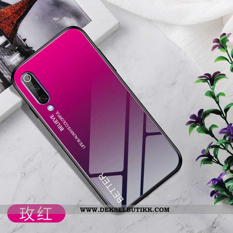 Deksel Samsung Galaxy A70 Beskyttelse Etui Trend Stjernene Rød, Samsung Galaxy A70 Glass Butikk