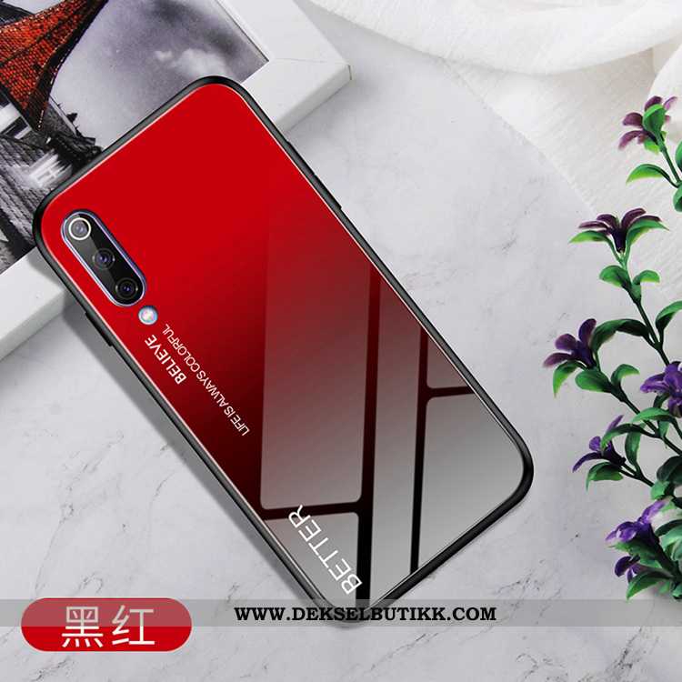 Deksel Samsung Galaxy A70 Beskyttelse Etui Trend Stjernene Rød, Samsung Galaxy A70 Glass Butikk