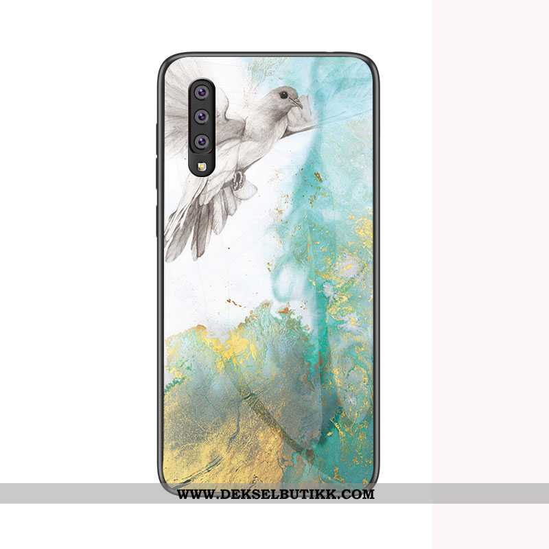 Deksel Samsung Galaxy A70 Myke Mobiltelefon Stjernene Blå, Etui Samsung Galaxy A70 Beskyttelse Billi