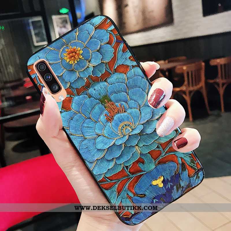 Deksel Samsung Galaxy A70 Trend Anti-fall Hvit Mote Hvitt, Etui Samsung Galaxy A70 Myke Salg