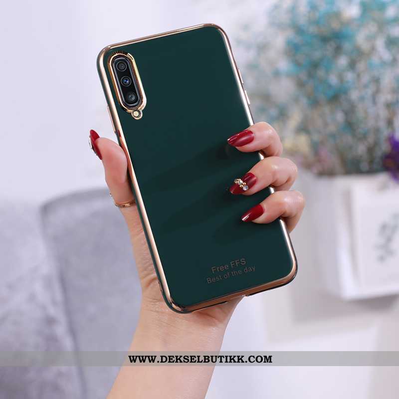 Deksel Samsung Galaxy A70 Trend Myke Net Red Stjernene Grønn, Etui Samsung Galaxy A70 Ultra Butikk