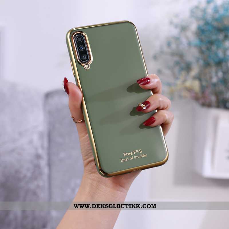 Deksel Samsung Galaxy A70 Trend Myke Net Red Stjernene Grønn, Etui Samsung Galaxy A70 Ultra Butikk