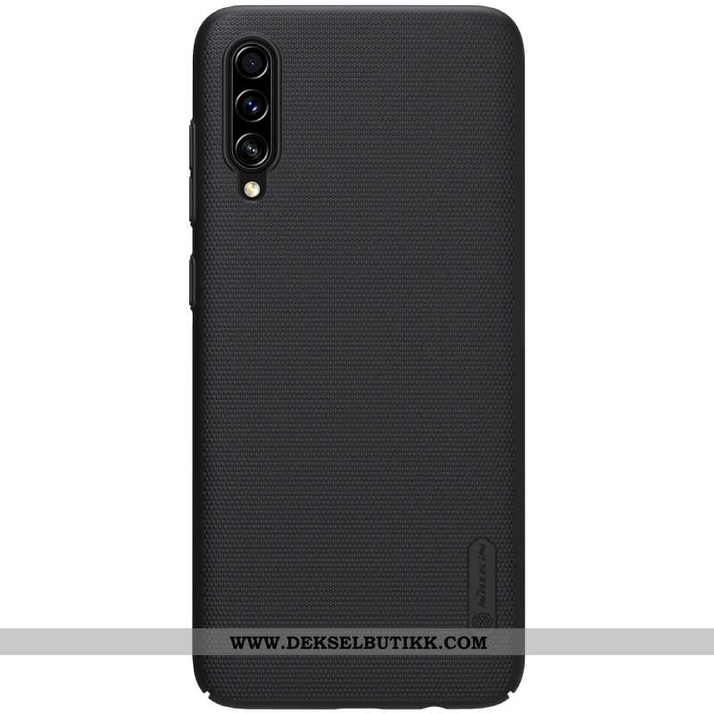 Deksel Samsung Galaxy A70 Tynne Lette Nubuck Blå, Etui Samsung Galaxy A70 Beskyttelse Tilbud